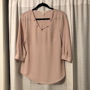 Blush pink blouse